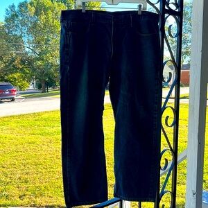 ⭐️ Faded Glory high rise boot cut blue denim button fly jeans unisex 40” x 30”L